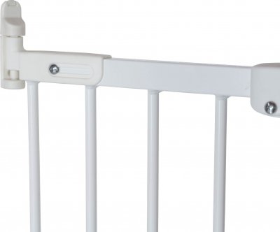 BABYDAN Baby Dan Barri&egrave;re de s&eacute;curit&eacute; enfant Flexi Fit, m&eacute;tal, blanc