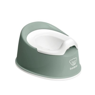 BABYBJORN  Pot BabyBj&ouml;rn Smart vert profond/blanc. Couleur: Vert