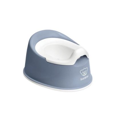 BABYBJORN  - pot smart, bleu profond/blanc
