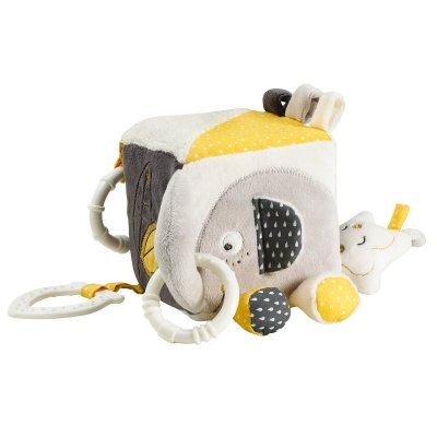 SAUTHON Babyfan - Cube d'Activit&eacute; Jaune,Blanc,Gris