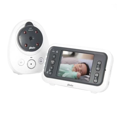ALECTO Babyphone avec cam&eacute;ra et &eacute;cran couleur 2.4 DVM-77 Blanc-Anthracite
