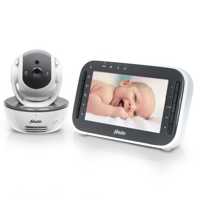 ALECTO Babyphone avec cam&eacute;ra et &eacute;cran couleur 4.3 DVM200M Blanc-Anthracite