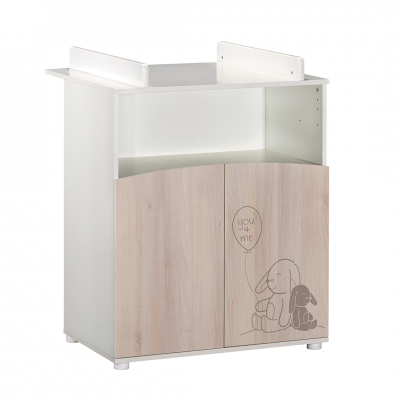 BABY PRICE BABYPRICE Commode &agrave; Langer Lapinou 2 portes - 1 Niche