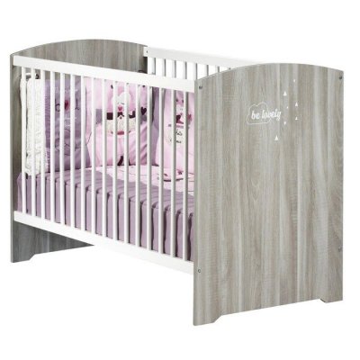 SAUTHON Babyprice lit b&eacute;b&eacute; smile chene silex 3 positions 120x60 cm 