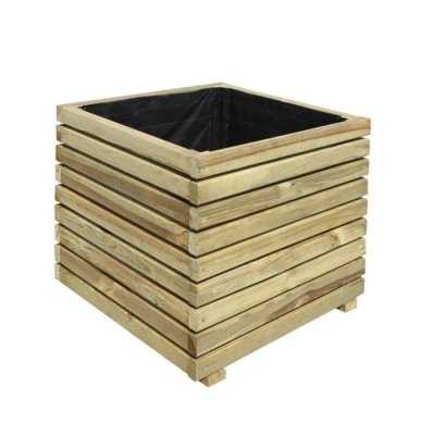 JARDIPOLYS Bac &agrave; Fleurs Bois K&Uuml;B 50 - 104 L Pin