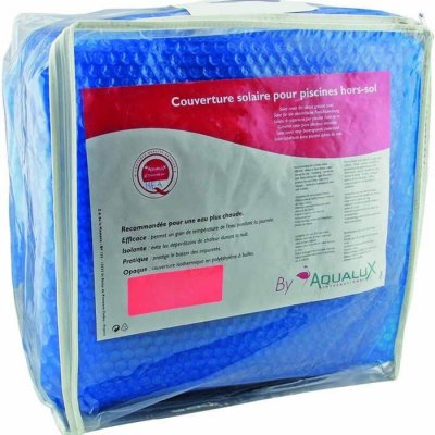 AQUALUX B&acirc;che &agrave; bulles 180 microns pour piscine  &oslash; 3 m