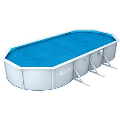 BESTWAY B&acirc;che &agrave; bulles ovale  pour piscine de 5 x 3,6 m