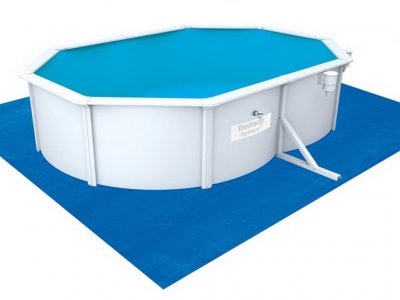 BESTWAY B&acirc;che solaire L 730 l 350 pour Steel Wall Pool L 740 l 360 h 120