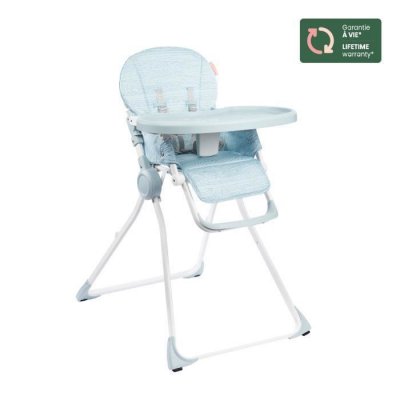  Badabulle Chaise haute enfant ultra-compacte bleue