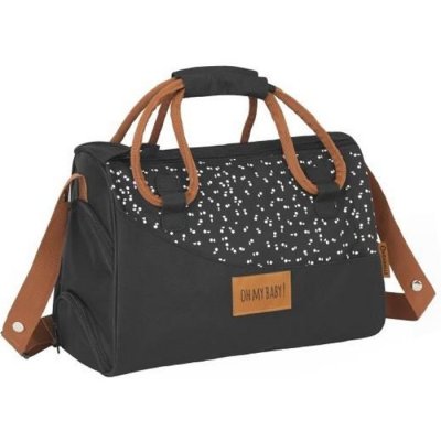 BADABULLE  Sac A Langer Pocketstyle Noir Camel