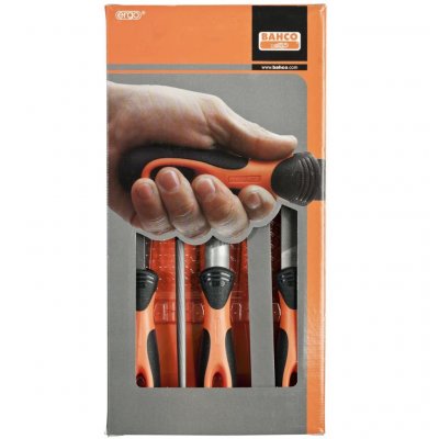 BAHCO  Assortiment De 5 Limes De M&eacute;canicien 200mm 14780812