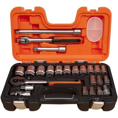 BAHCO  coffret de 24pcs douilles 1/2"" et cliquet r&eacute;versible s240