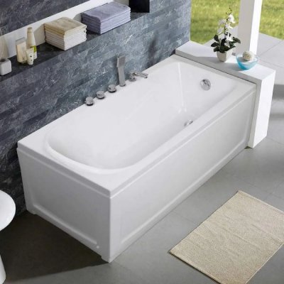 Baignoire encastrable en acrylique fiberglass design ozone Arati Bath & Shower