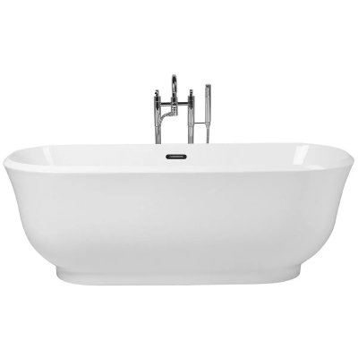 Baignoire &icirc;lot blanche 170 x 77 cm tesoro 116931