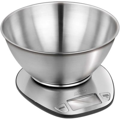 MPM Balance de cuisine num&eacute;rique &agrave; bol amovible acier inoxydable, pr&eacute;cision, 5 kg, , mwk-05m, ,