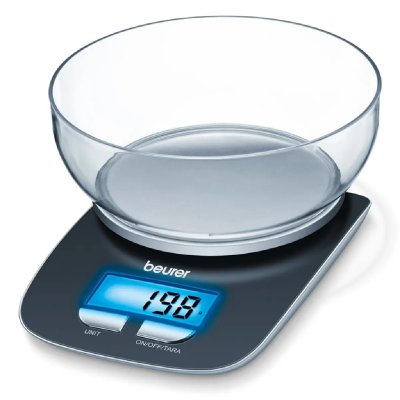 BEURER Balance de cuisine r&eacute;tro&eacute;clairage bleu -  704.15