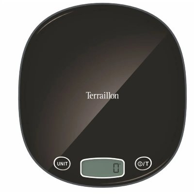 TERRAILLON Balance de cuisine  macaron + noir intense
