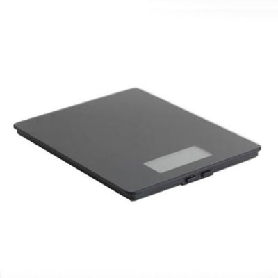 MASTRAD Balance digitale plateau en verre noir - 
