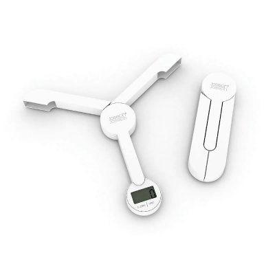 JOSEPH JOSEPH Balance num&eacute;rique pliable TRISCALE blanc