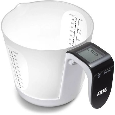 ADE Balance verre doseur  KE 919 Franca noir, blanc