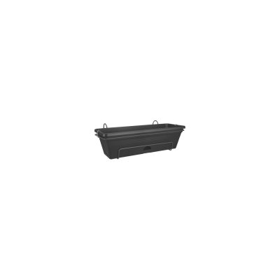 ELHO Balconniere Green Basics Allin1 50 - Ext&eacute;rieur & Balcon - L 25,7 x W 47,3 x H 16,7 cm - Vivre noir