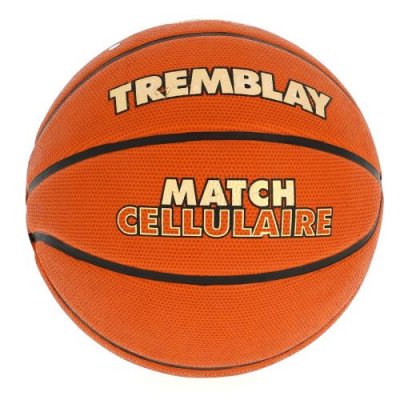 TREMBLAY Ballon de basket  Match t6 cellulaire Orange Taille : 6 