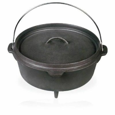 BARBECOOK  Cocotte 9 L Acier Noir, 32 cm