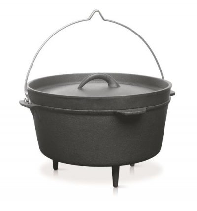 BARBECOOK  Cocotte Acier 3L Noire, 25 cm