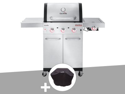 CHAR BROIL Barbecue &agrave; gaz Char-Broil Professional Pro S 3 + Housse de protection