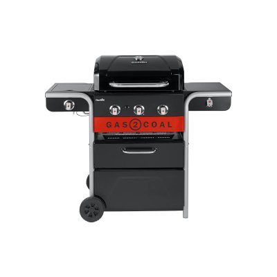 CHAR BROIL Barbecue &agrave; gaz et &agrave; charbon Gas2Coal Char-broil 2.0 3B - Noir