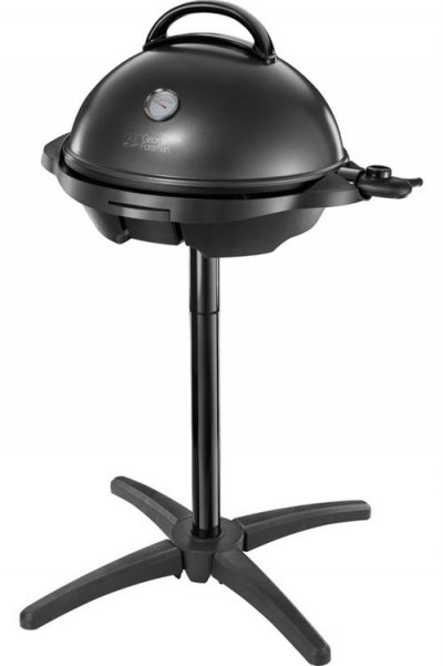 GEORGE FOREMAN Barbecue &eacute;lectrique sur pied 2400w  22460-56 - noir