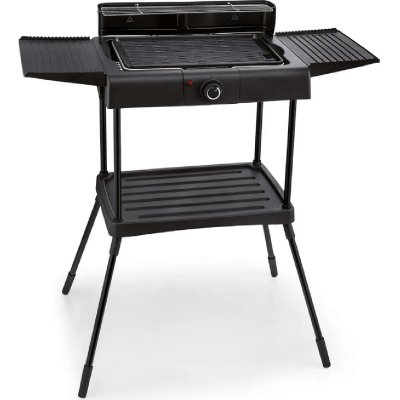 KITCHEN CHEF barbecue &eacute;lectrique sur pieds 2000w noir - ksbbq1703