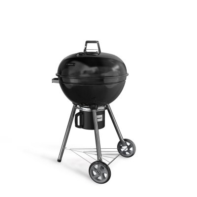 CREATE Barbecue fumoir -  - Smokey Kettle - Charbon - Acier rev&ecirc;tu - Noir