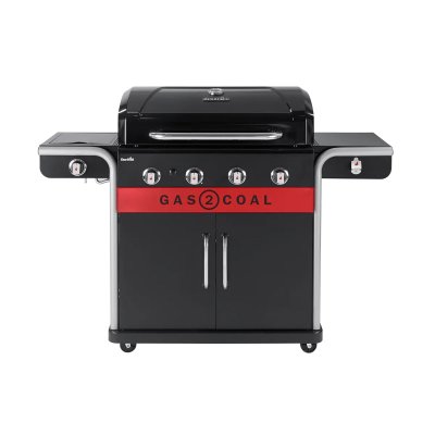 CHAR BROIL Barbecue gaz et charbon CHAR-BROIL Gas2Coal 440 Version 2.0 + tuyau
