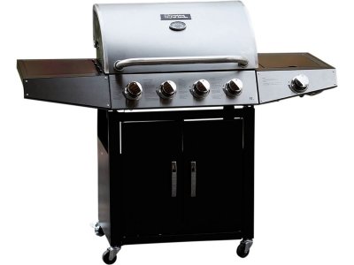 HABITAT ET JARDIN Barbecue gaz ""party 5"" - 5 br&ucirc;leurs dont 1 lat&eacute;ral - 15.2 kw