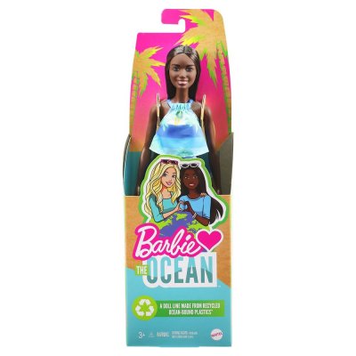 BARBIE  -  aime les oc&eacute;ans 2 - Poup&eacute;e Mannequin - D&egrave;s 3 ans 