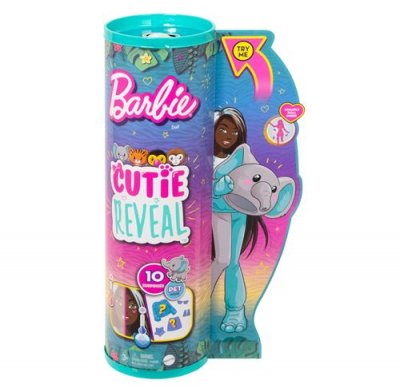 BARBIE  -  Cutie Reveal Elephant - Poup&eacute;e - 3 Ans Et +