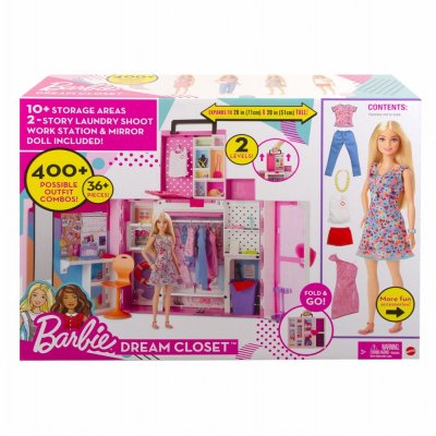 MATTEL BARBIE - Barbie Et Son Mega Dressing - Poup&eacute;e - 3 ans et + 