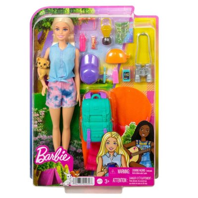 BARBIE  -  Malibu Camping - Poup&eacute;e 