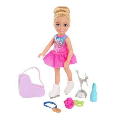 MATTEL Barbie - Chelsea Patinage Artistique - Poup&eacute;e