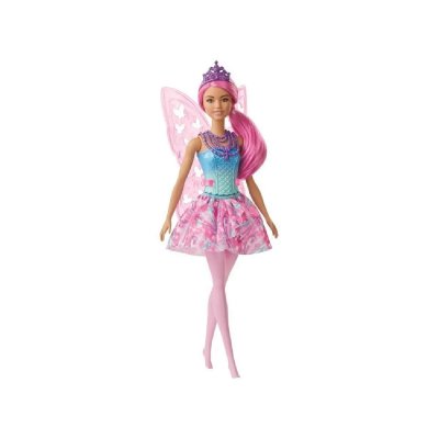 BARBIE  f&eacute;e dreamtopia rose - poup&eacute;e mannequin - 3 ans et +