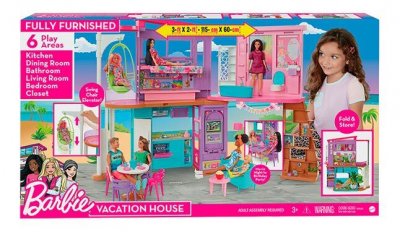 MATTEL Barbie maison de poup&eacute;es Vacation House 2022 
