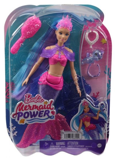 BARBIE  - Malibu Sir&egrave;ne - Poup&eacute;e - 3 ans et + 