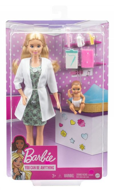 BARBIE  Pediatre Et Accessoires Mattel - La Poup&eacute;e 