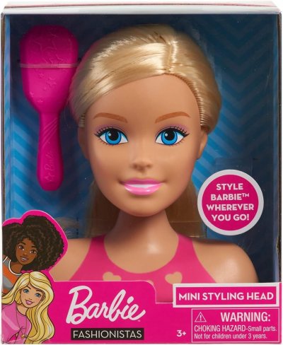 GIOCHI PREZIOSI Barbie, T&ecirc;te &agrave; Coiffer, Jouet pour Enfants d&egrave;s 3 Ans, BAR37