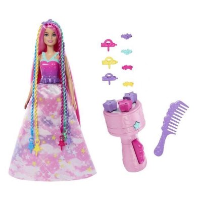 BARBIE  Twist'n'style Tresses Magiques &Agrave; Coiffer Mattel - La Bo&icirc;te