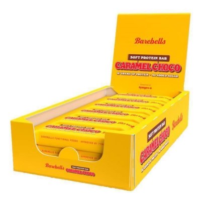 BAREBELLS  Soft Protein Bar Caramel Choco (12 x 55 g)