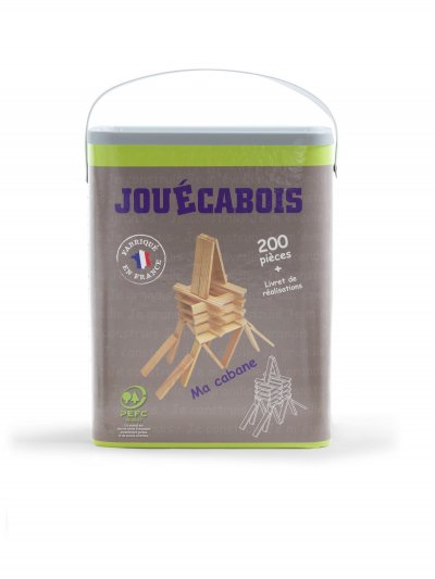 ECODIS Baril de 200 planchettes en bois