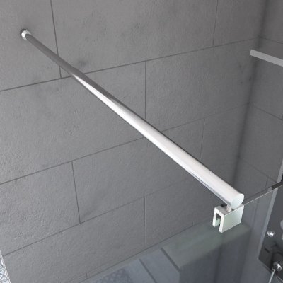 AURLANE Barre de fixation extensible pour douche a l'italienne