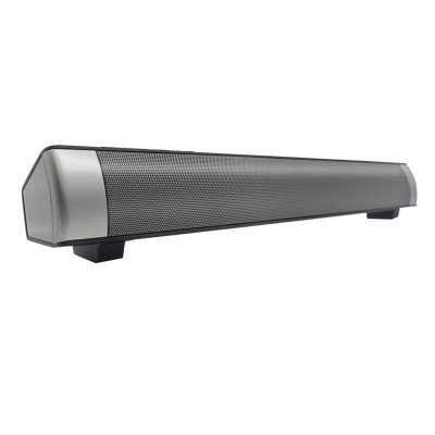 YONIS Barre de Son Bluetooth 4.0 Enceinte Sans Fil Double Diaphragme MP3 USB Aux Noir 